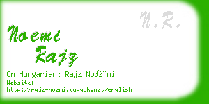 noemi rajz business card